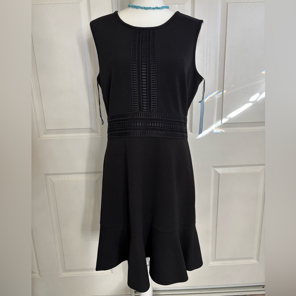 BRAND NEW- LONDON TIMES Elegant Black Sleeveless Dress